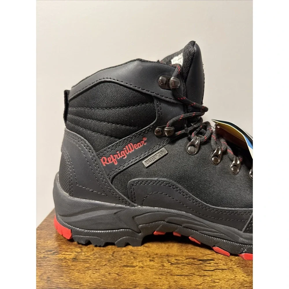NEW RefrigiWear Black Widow COMPOSITE TOE Waterproof 1136CR‎ Work Boots Sz 9.5